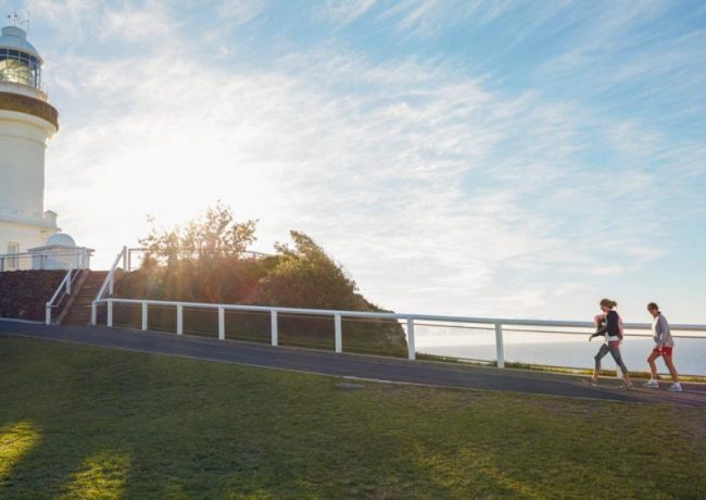 The Cape Byron Lighthouse walk is a favourite for visitors and locals